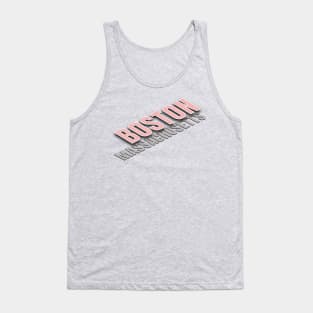 Boston Massachusetts Tank Top